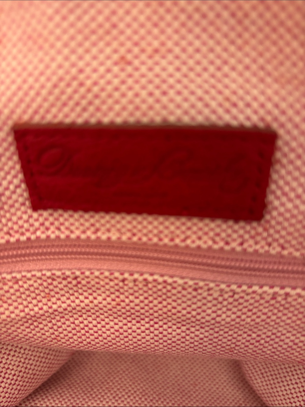 Dooney & Bourke Vibrant Red Leather Tote with Logo Plaque - Picture 6 of 7